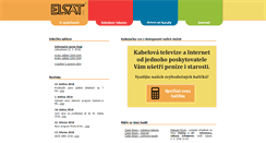 Desktop Screenshot of elsatnet.cz