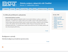 Tablet Screenshot of help.elsatnet.cz